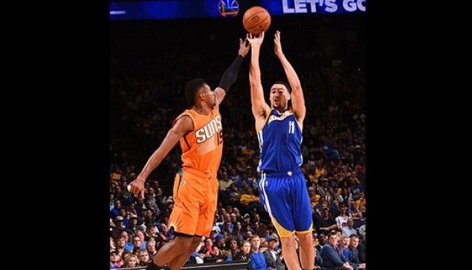 Thompson nagbida sa Warriors win