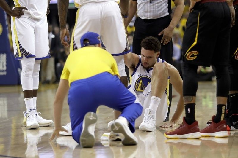 Klay Thompson expects to play Finals Game 2 with sore ankle
