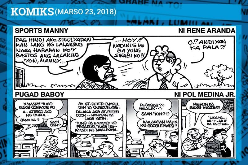 Komiks March 23 2018 Pilipino Star Ngayon