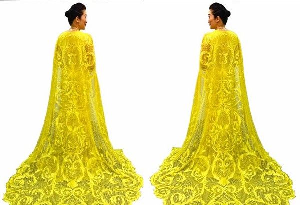 Kris Aquinoâs âCrazy Rich Asiansâ gown draws mixed reactions