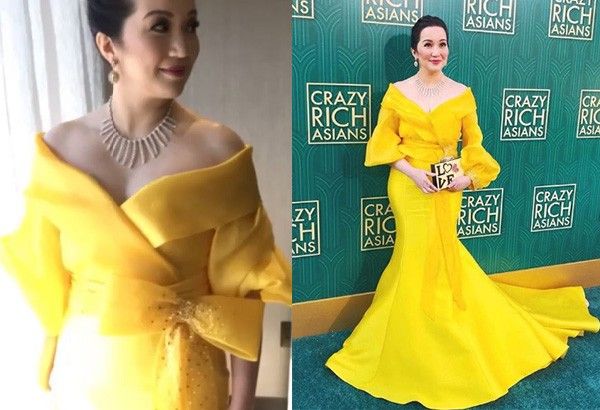 Kris Aquino in character as Princess Intan at â��Crazy Rich Asiansâ�� Hollywood premiere