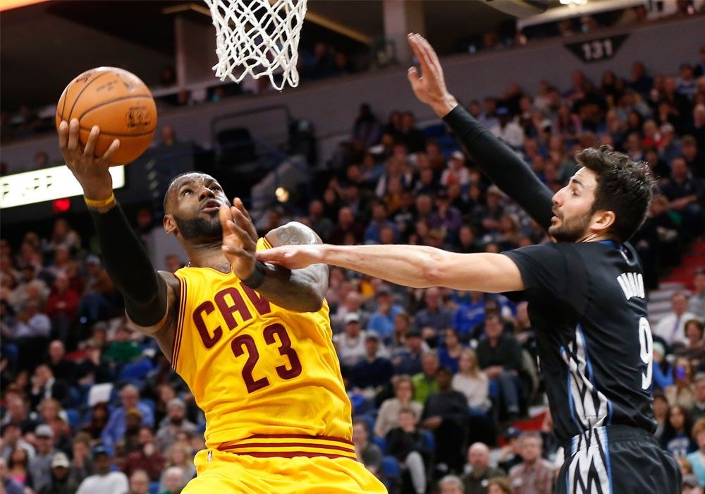 James, Cavs keep Wiggins, Wolves at bay