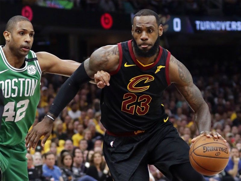 LeBron dumps 44 points as Cavs level series with Celtics