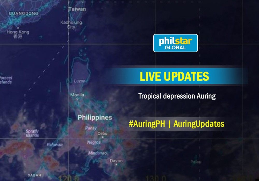 LIVE Updates: Tropical Depression 'Auring'