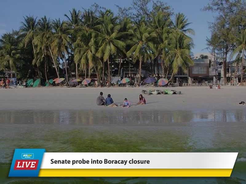 LIVE: Senate probe into Boracay closure