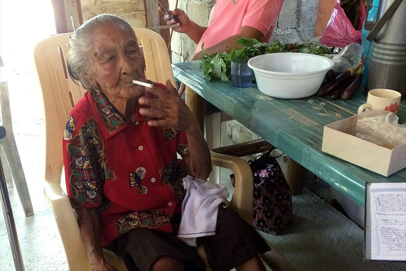 Lola, 100, credits smoking for long life