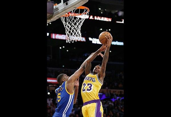 Young Lakers outshine star-studded Warriors