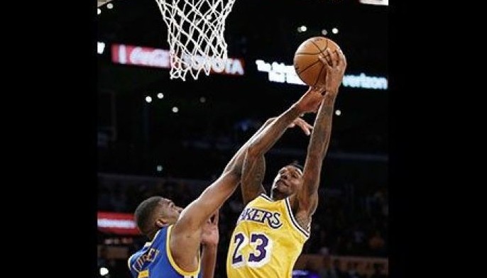 Young Lakers outshine star-studded Warriors
