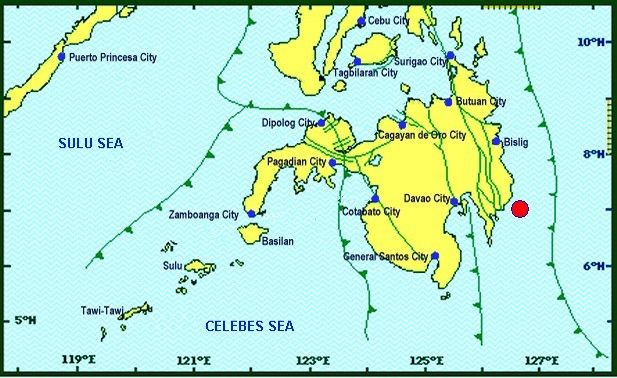 Strong 6.4 magnitude quake shakes Davao Oriental