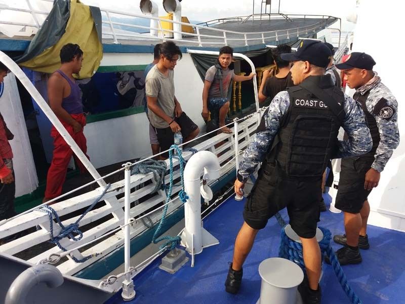 Coast Guard intercepts smuggled rice off Zamboanga City