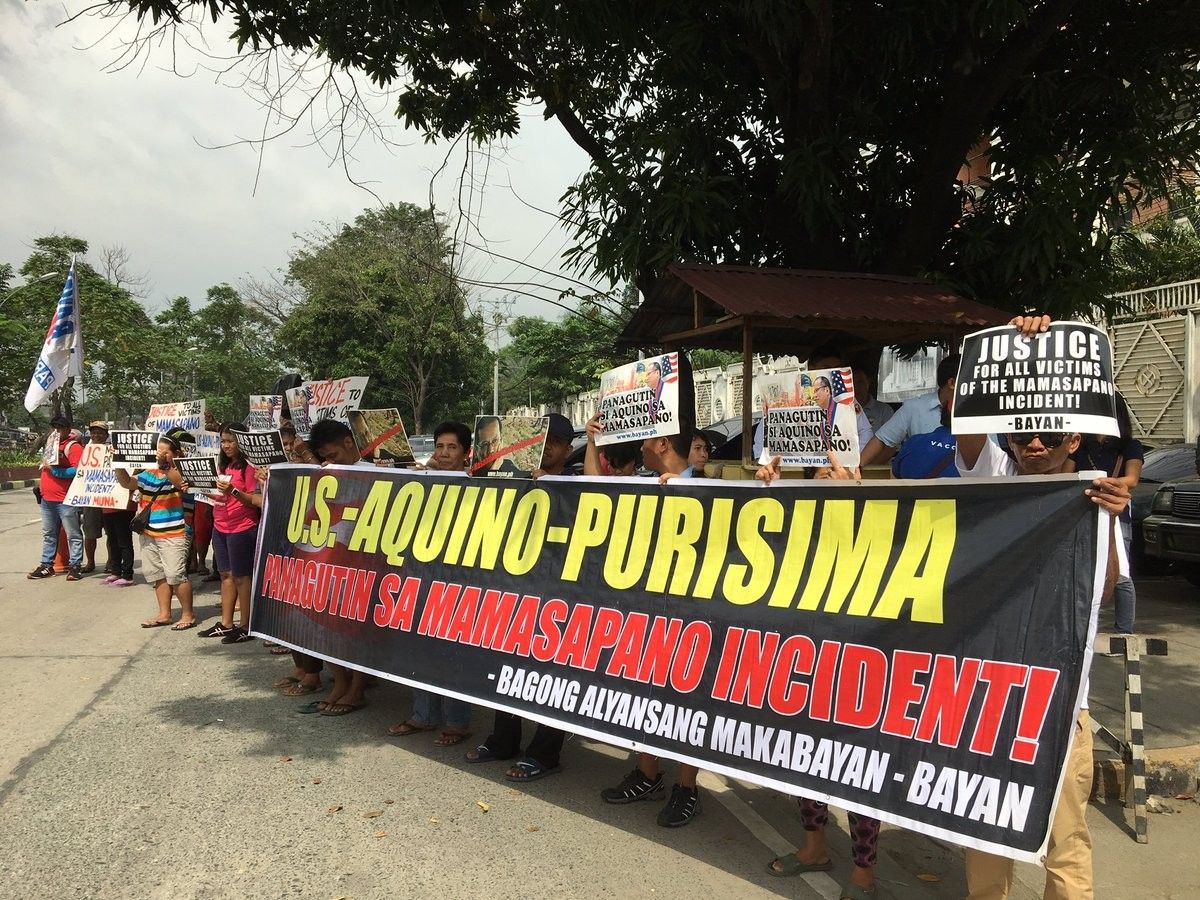 Groups protest Ombudsmanâ��s alleged Mamasapano clash â��cover upâ��