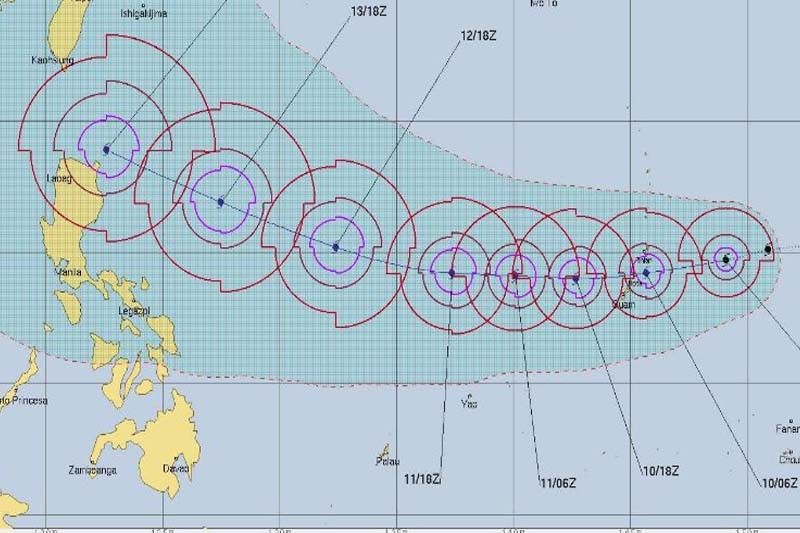 PAGASA says potential super typhoon may enter PAR this week