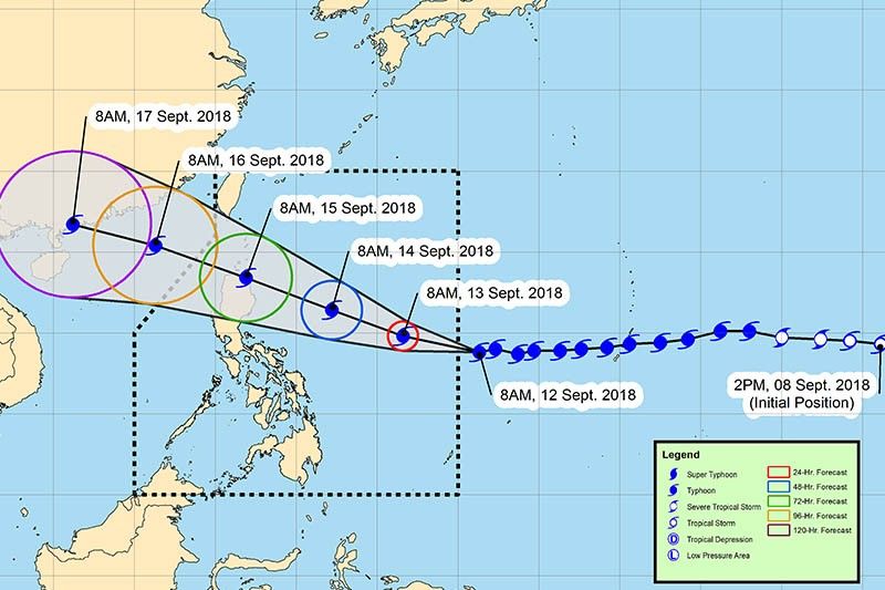 Typhoon Ompong enters PAR