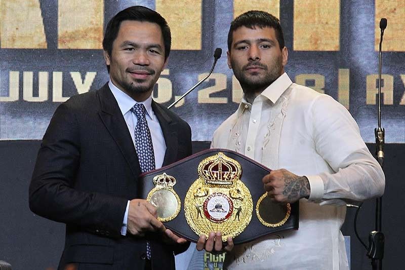 Pacquiao vs Matthysse matinding bakbakan