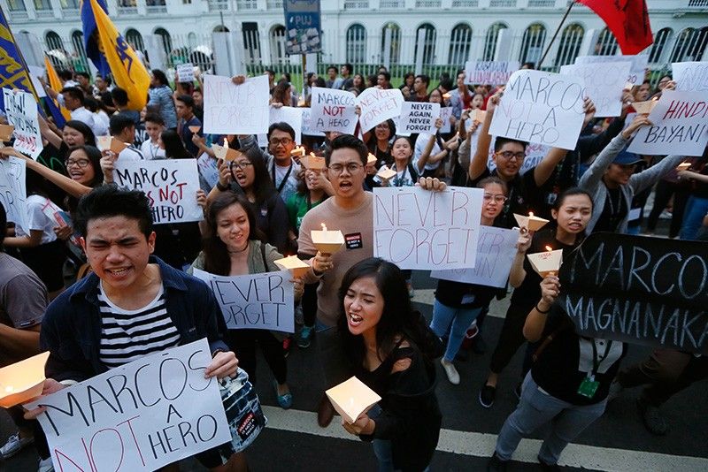 Black Friday protest in Manila against Ferdinand Marcos