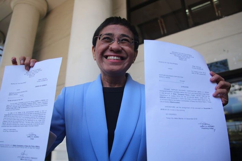 Maria Ressa, nagpiyansa