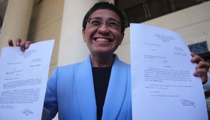 Maria Ressa, nagpiyansa