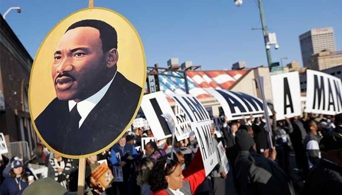 Martin Luther King honored as thousands march to 'keep the dream going'