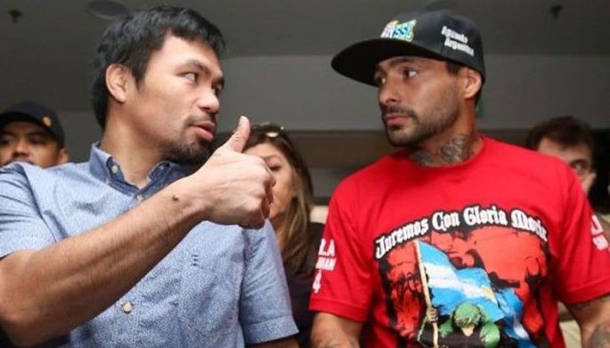 Pacman spars 12 rounds  vs three sparring partners