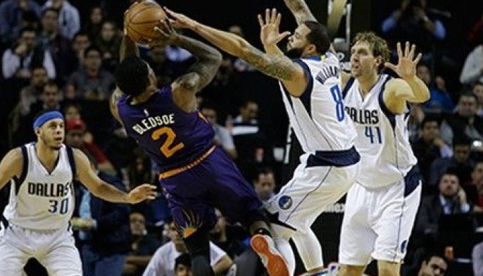 Mavericks giniba ang Suns sa Mexico; Nuggets hiniya ang Pacers sa London