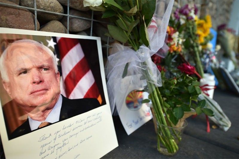 Tributes to John McCain, 'American patriot and hero'
