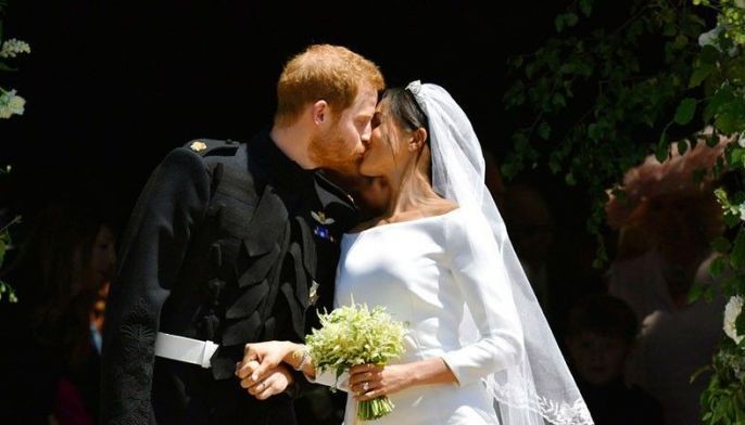 Meghan reveals 'something blue' she wore at royal wedding