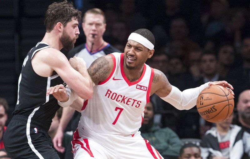 Rockets 'parting ways' with Carmelo Anthony