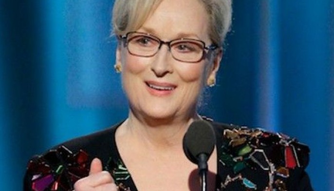 Meryll Streep pinatutsadahan si Pres. Donald Trump