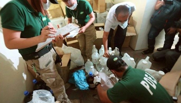 PDEA raids warehouse of Malabon shabu laboratory