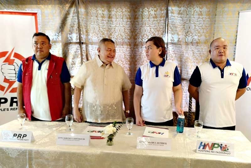 Sara Duterteâ��s Hugpong, Peopleâ��s Reform Party form alliance