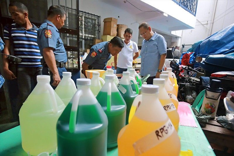 Shabu chemicals seized in Marikina raid
