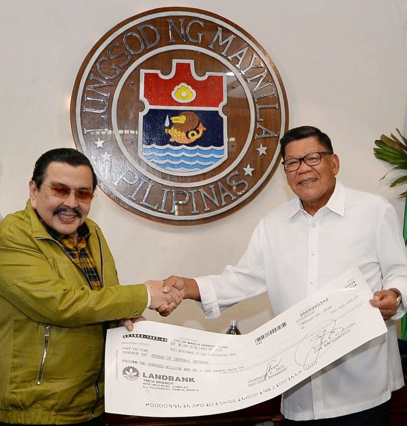 Erap Estrada settles Manilaâ��s P200 million back taxes