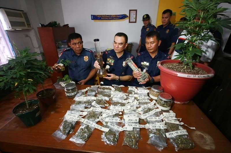 Cops raid indoor marijuana farm in Marikina