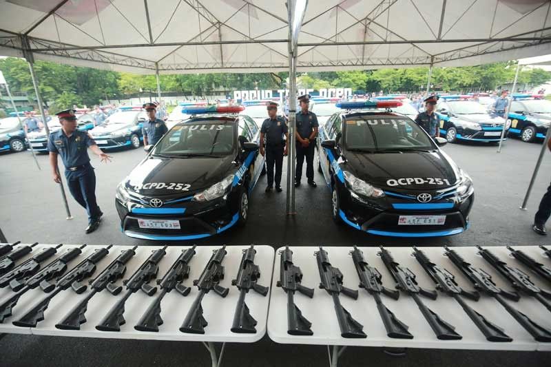 QCPD gets patrol cars, assault rifles from QC government