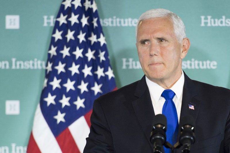 Pence paints China as enemy in US election