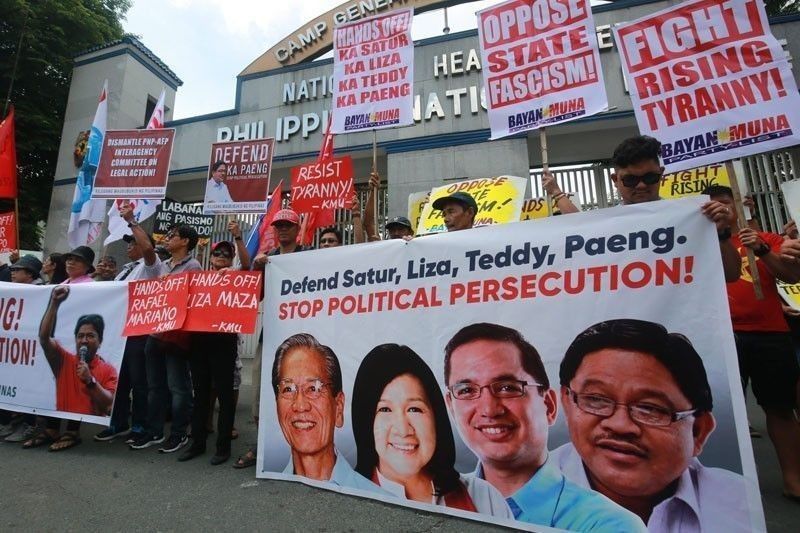 Over 30 solons denounce issuance of arrest warrant vs ex-Makabayan lawmakers