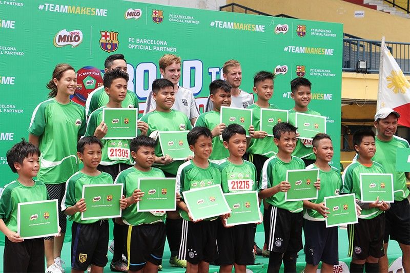 FC Barcelona coaches spearhead Milo football camp in Cebu