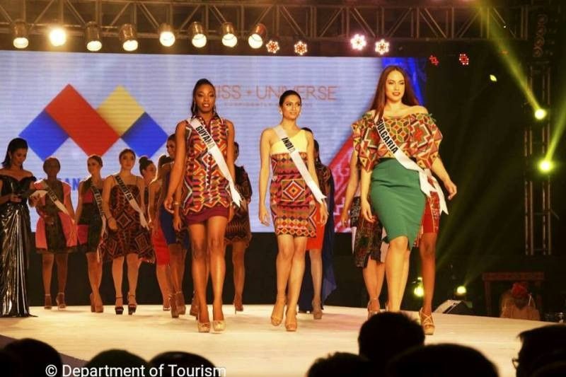 IN PHOTOS: Miss Universe bets fashion show of Mindanao tapestry in Davao