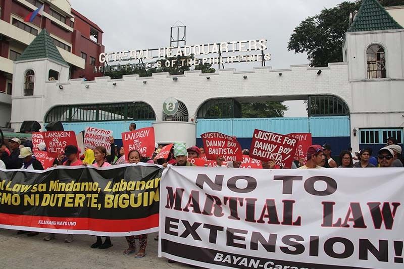 Opposition senators insist thereâ��s no basis for martial law extension in Mindanao