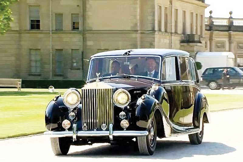The royal car at the royal wedding