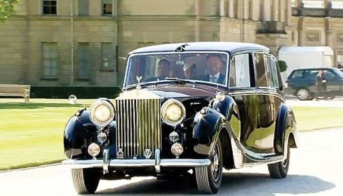 The royal car at the royal wedding