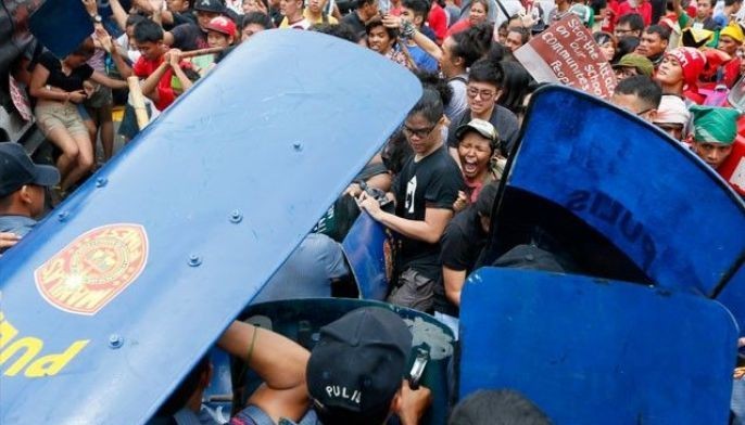 9 cops in violent dispersal at US embassy rally relieved, says NCRPO