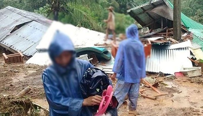 2 dead, 2 missing in Leyte landslide