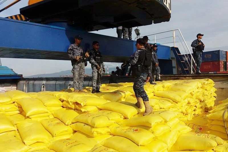 P8 million smuggled rice seized in Basilan