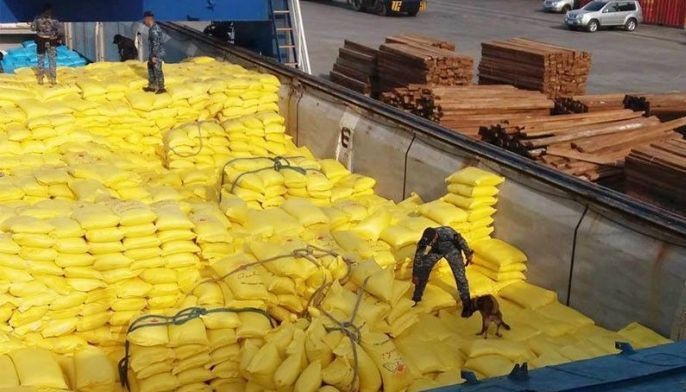 P54 million smuggled rice seized off Sulu