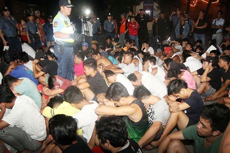 29,563 tambays rounded up in Metro Manila