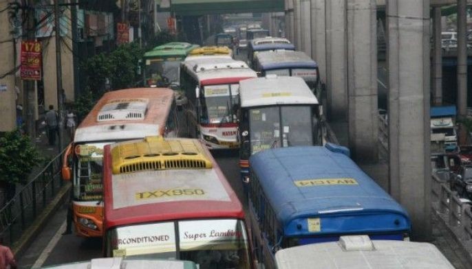 210 colorum buses impounded