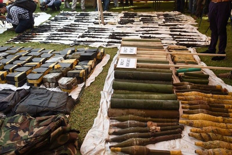 209 guns, 155 bombs seized from New Peopleâ��s Army rebels