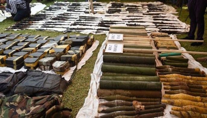 209 guns, 155 bombs seized from New People&rsquo;s Army rebels