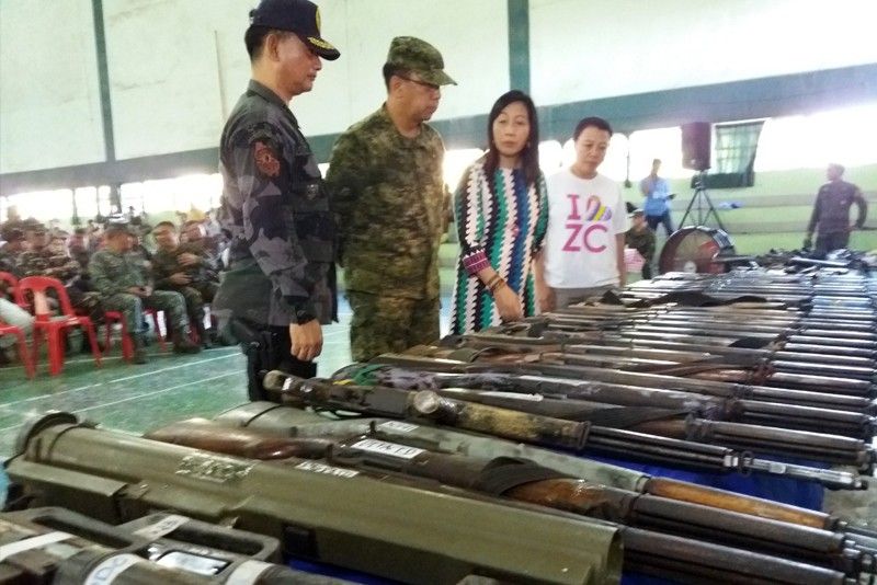 Over 400 guns seized in ARMM, Zamboanga